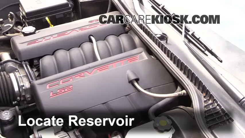 2006 Chevrolet Corvette 6.0L V8 Convertible Windshield Washer Fluid